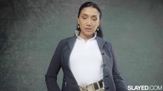 Kazumi gets destroyed by brutal crops & relentless collars courtesy of sadistic Domme Vicki
