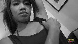 Raw Thai beauty wears lingerie, gets ravaged, takes a sloppy blowjob finish