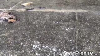 Caught Pissing Publicly by Naive Asian Teens