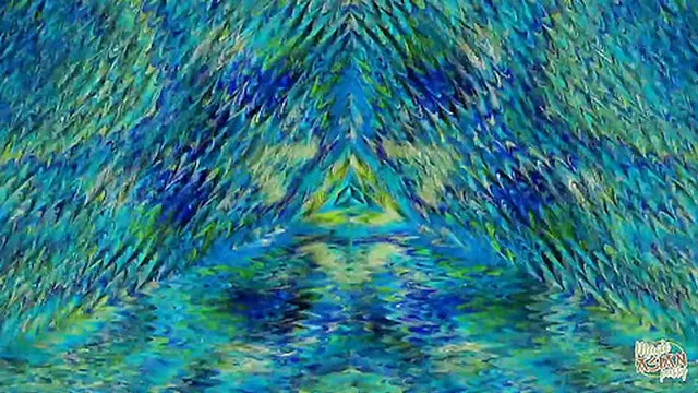 Hot lesbian action with an Asian and a blonde &mdash;  plus a randy guy watching them