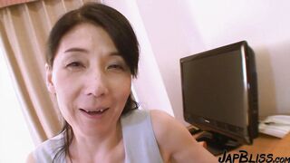 Japanese GILF In Her First Porn Video