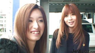 Amazing FFM Threesome With Japanese Students